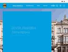 Tablet Screenshot of dentalpannonia.com